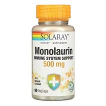 솔라레이 코코넛오일 모노라우린 500mg 베지캡슐 60정