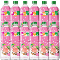 해태 코코팜 복숭아 1L x 12개 알갱이톡톡, 단품, 상세페이지 참조
