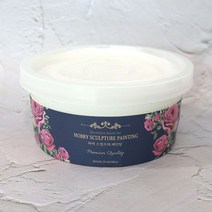 [하비코] 스컬프쳐 페인팅 플라스터 8가지 색상 600g 백드롭페인팅 모형생크림케이크 거친 클레이, 01 화이트