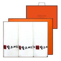 [송월타월]새해복도장 3매 선물세트(쇼핑백), 단일옵션