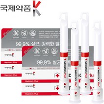 국제약품 메디스틱 플러스 살균소독제 냉장고 탈취제 신발장 옷장 냄새제거 공기청소 6ml, 메디스틱 4개