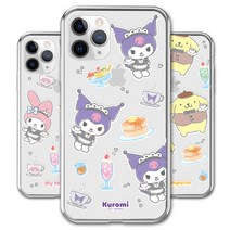 TR산리오 레트로커피 투명젤리 휴대폰 폰 케이스 LG V50 V40 V30 벨벳 G8 G7 G6 Q51 Q6 Q7 Q8 X4 X2 X6 2019 X5