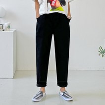 세인 스판 배기 팬츠 여성용 긴바지