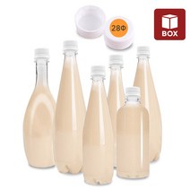 MIR (1BOX) 막걸리전용캡 효소용기 8종(택1) 탄산 페트병, 02_효소용기 750ml 100개, 1개