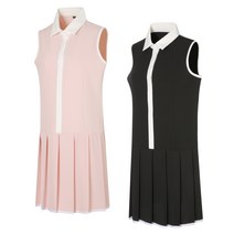 [골프공장] 여성 원피스 골프웨어 민소매 플리츠 원피스 필드룩