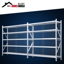 경량 철제선반 무볼트 조립식 앵글 선반 진열대 이지랙 창고 베란다, 가로판100(폭1m)