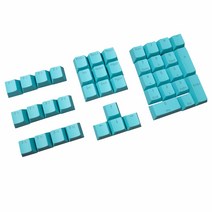 게임용 기계식 키보드용 DIY PBT 내구성 예비 부품, 불규칙한, 42 키캡 블루