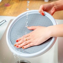 미소시장 회전트레이 다용도 선반 대형, 대형 1개