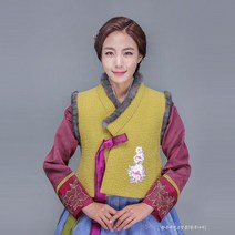 [대여]2015 신랑 신부 여자 혼주 결혼식 어머니 하객 퓨전 밍크털배자 조끼 가족 칠순 팔순잔치 한복대여