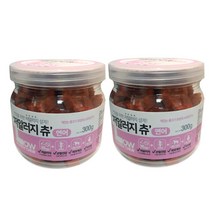 가수분해 저알러지 츄300g(연어) 2개+덴탈껌2개 증정