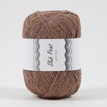 [앵콜스] 슬라브포인트 코튼실 슬라브사 의류 가방실 모자뜨기, 813 코코아(낱개)