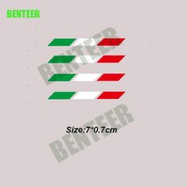 활대링크 피아트 500 푼토 티포 브라보 프리몬트 자동차 액세서리 용 4X 차체 스티커, 01 Same as picture