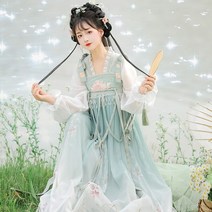 정통 여성 어른 계랑 철릭 한복 한국 무용 의상 사극 드라마 뮤지컬 촬영