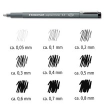 스테들러 308 Pigment liner 피그먼트 라이너/STAEDTLER, 0.4mm