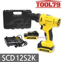 stanley 스탠리 SCD12S2K 충전드릴드라이버 배터리2개