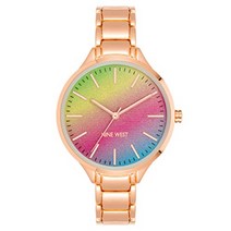 나인웨스트 여성 손목시계 레인보우 NW2852RBRG