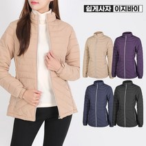 [이지바이] 라이크미 여성 겨울 경량 패딩 자켓_110사이즈까지입는 가벼운 빅사이즈_운동복 작업복(BK33JK020W)