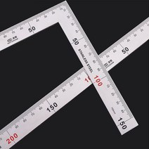 공구라면 (09RM) 스틸 강철자 직각자 눈금자 산업용 철자, 직각자 150*300