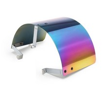 흡기 유니버설 카 콜드 에어 인테이크 콘 스포츠 필터 커버 모션 히트 실드 AF1001, [03] Neo Chrome