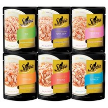 쉬바 파우치 고양이간식 70g 6종택1, 1개, 참치와 연어70g
