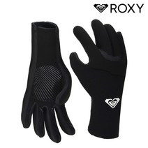 록시 ROXY 여성 서핑 장갑 3mm SWELL S+ 5FG WETSUIT GLOVES RC33SA029, 블랙(KVJ)
