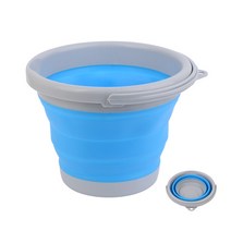 접이식 버킷 세차 캠핑 여름 여행 아이스 차박 피크닉 5L 원형 고무다라이 접이식다라이 접이식대야 세차버킷