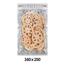 다용도 식품보관 경량물 소분포장 알루미늄 증착 봉투 우리동네건어물가게무지(지퍼형/PP) 160x250 100매