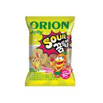 오리온 SOUR 꿈틀이 젤리, 67g, 7개
