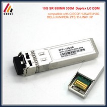 10Gb SFP 10G-SR 트랜시버 모듈 광섬유 sfp 10g SR 850nm 537 300m DDM 이중 LC 광, [01] Compatible HAIWEI