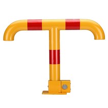 바닥 주차 차단기 판매 주차장 사업 창업 임대 운영, 둥근노란색막대빨간색종이키특수잠금실린더유형