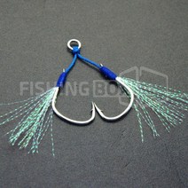빅게임용 바늘 선상지깅 대물전용 더블 어시스트 훅 대방어 부시리 참치 대응, 5/0호(2개입)