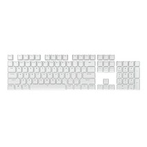 Corsair 미국출고-CORSAIR PBT DOUBLE-SHOT PRO Keycap Mod Kit – Double-Shot PBT Keycaps – Arctic White – 표준 하단 행 – 질감 있는 표면 – 1.5mm 두께 벽 – -171234, 01.클래식 맨 아래 행, 01.검은 색