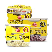 오뚜기밥 찰현미 발아현미 발아흑미 각 210G*3 2개씩, 1세트