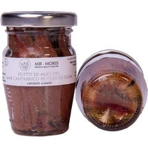 Mr.Moris Anchoas Fillets 미스터 모리스 칸타브리코 앤초비 필렛 인 올리브유 80g