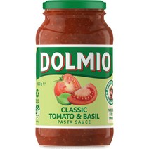 돌미오 토마토 바질 파스타 소스 500g Dolmio Traditional Recipe Tomato Basil Pasta Sauce, 1팩, 1개