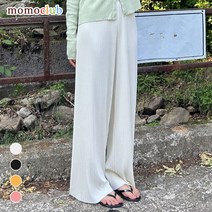 모모클럽 여성용 냉감 주름 바지 플리츠 팬츠