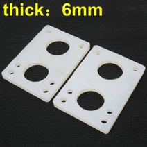 스케이트보드 2pcs 이트 보드 라이저 패드 6mm 3mm 11mm 롱 보드 댄스 보드