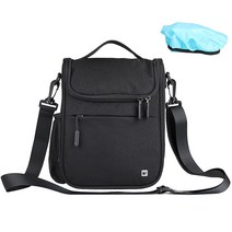라이노워크 프런트백 핸들가방 레인커버 보냉 5리터 RK18995, 5L, 올블랙