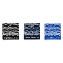 워터맨 미니잉크카트리지6개입, 흑색