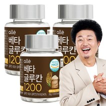베타글루칸 1200 알레 600mg, 60정, 3개