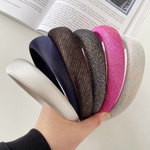 도톰 볼드 반짝이 뚱뚱 볼륨 얇은 제니머리띠 헤어밴드