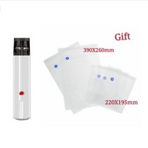 USB 충전 휴대용 지능형 식품 의류 보관 상자 진공 가방 실러 포장 기계 자동 진공 공기 펌프, 01 ZKB01-W