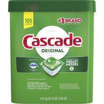 Cascade Original Dishwasher Pods Actionpacs Fresh Scent 105개