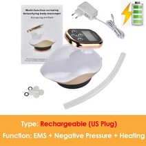 전기 cupping 마사지 lcd 디스플레이 guasha 스크래핑 ems 바디 마사지 진공 캔 흡입 컵 ir 난방 지방 버너 슬리밍, 충전식 미국 플러그, 협력사