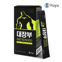유유제약 대장부 아르기닌 5000mg 고함량 L 아르기닌 마카 아연 타우린, 15포, 1박스