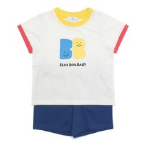 블루독베이비6 (IV) BB 반팔상하복 4337067203 23SS 남아 여름 백일 돌 상하복 반팔상하복 실내상하복