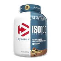 헬스 단백질 보충제 WPI 분리유청 Dymatize 다이마타이즈 Iso100 가수분해 프로틴 파우더 100 웨이 아이솔레이트 고메 초콜릿 71 서빙 23 kg Hydrolyzed, 2.3kg, 1개