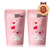 LG 생활건강 세이프 카카오 핸드솝 리필 리틀어피치 400ml x2개, 2개