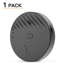 투야 와이파이 스마트 도어 센서 알람 무선 진동 감지기 창문 유리 파손 130dB 알람 사운드 스마트 라이프 보안 보호, 1.Black