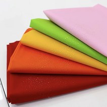 양면 방수원단 무지 자외선차단 코팅 방수천 19종, 연두